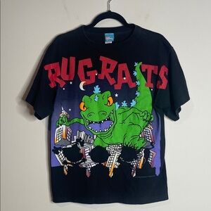 Vintage 1997 Nickelodeon Rugrats Reptar Tshirt Youth Size XL Single Stitch